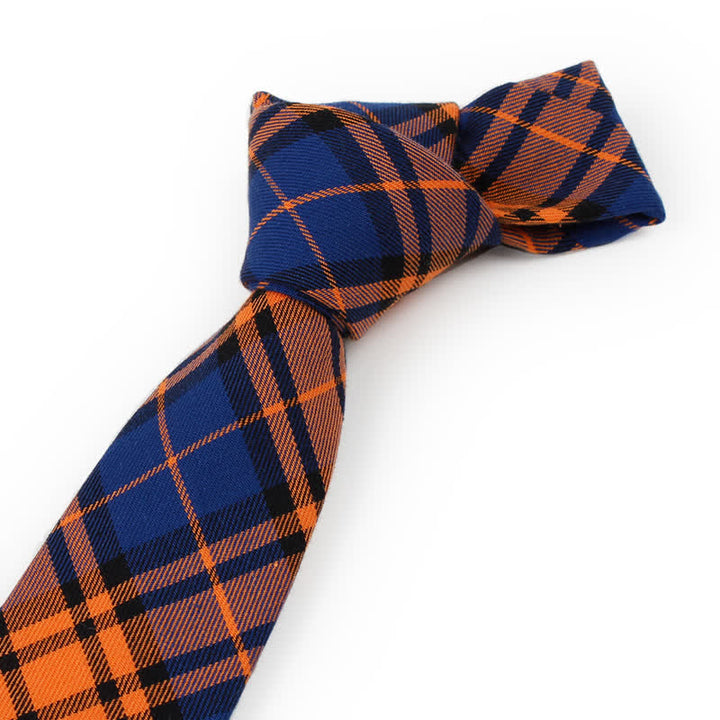 Cravatta a farfalla con motivo scozzese alla moda da uomo - image 16