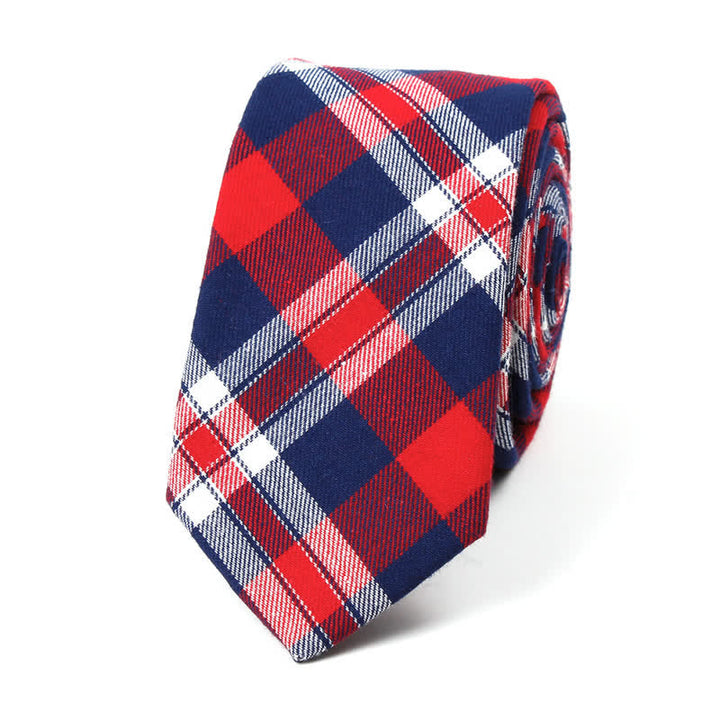 Cravatta a farfalla con motivo scozzese alla moda da uomo - Stile n. 10 - Cravatta - image 39