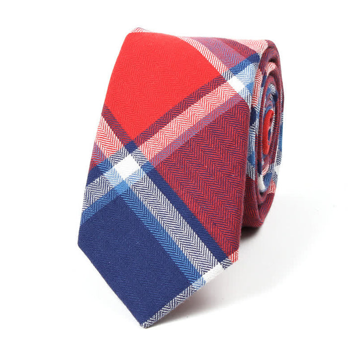Cravatta a farfalla con motivo scozzese alla moda da uomo - Stile n. 7 - Cravatta - image 30