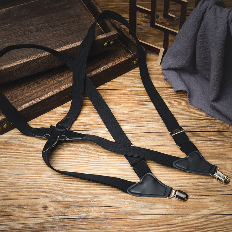 Bretelle elastiche tipo X-Back Holster nere - image 1