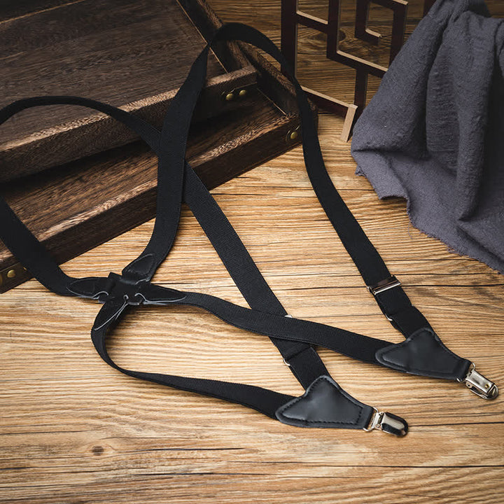Bretelle elastiche tipo X-Back Holster nere - image 1