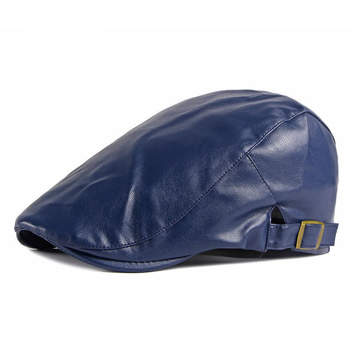 Cappello basco classico in pelle tinta unita Ivy - Marina Militare - Regolabile (21 5/8"-23 5/8") - image 7