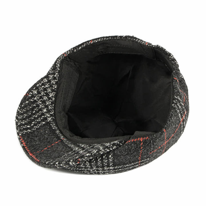 Cappello basco classico casual a quadri ottagonali - image 3