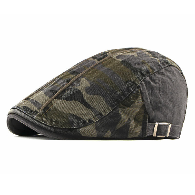 Cappello basco in cotone stile mimetico - Grigio - Regolabile (21 5/8"-24") - image 12