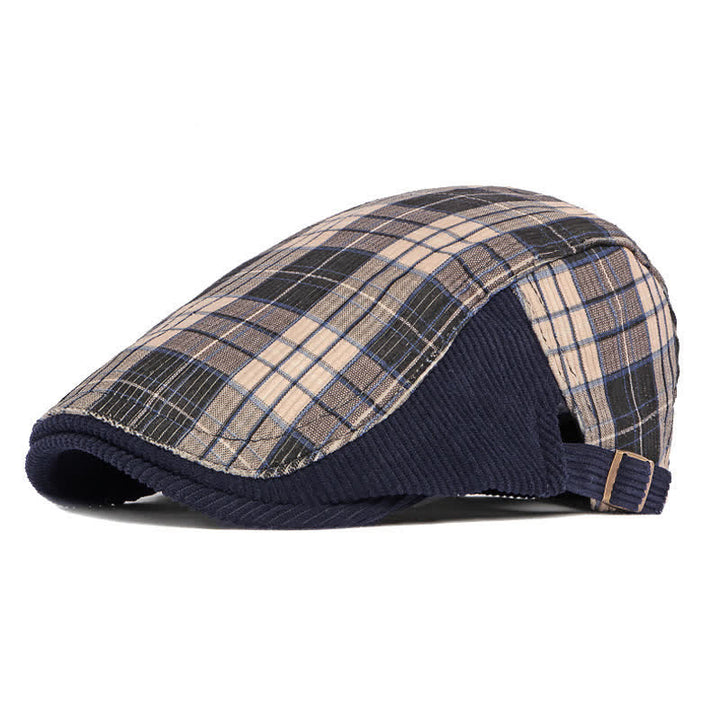Cappello basco con visiera a becco d'anatra in velluto a coste scozzese - Marina Militare - Regolabile (21 5/8"-23 5/8") - image 6