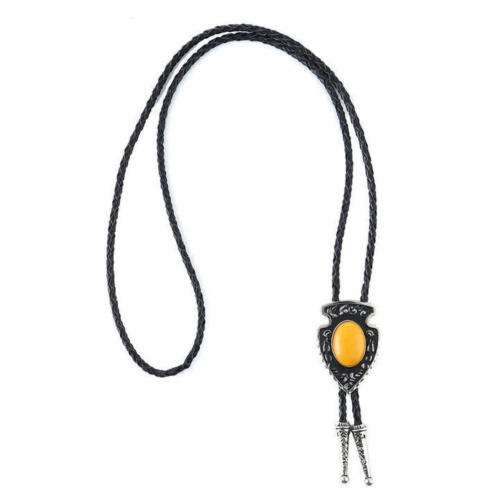 Ciondolo in pietra artificiale stile tribale con frecce Bolo Tie - image 7