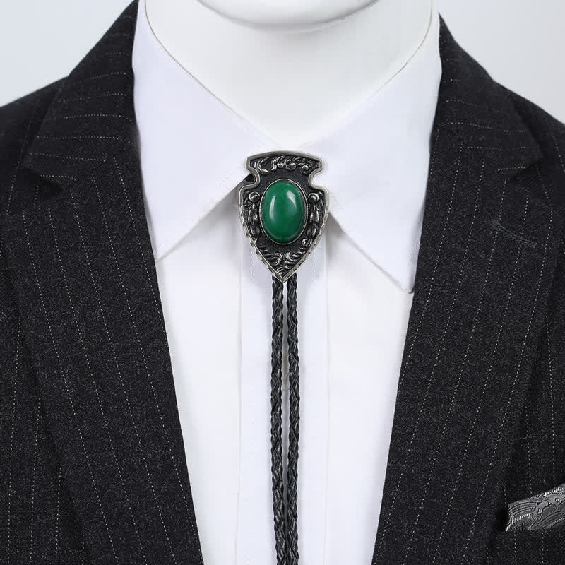 Ciondolo in pietra artificiale stile tribale con frecce Bolo Tie - image 10