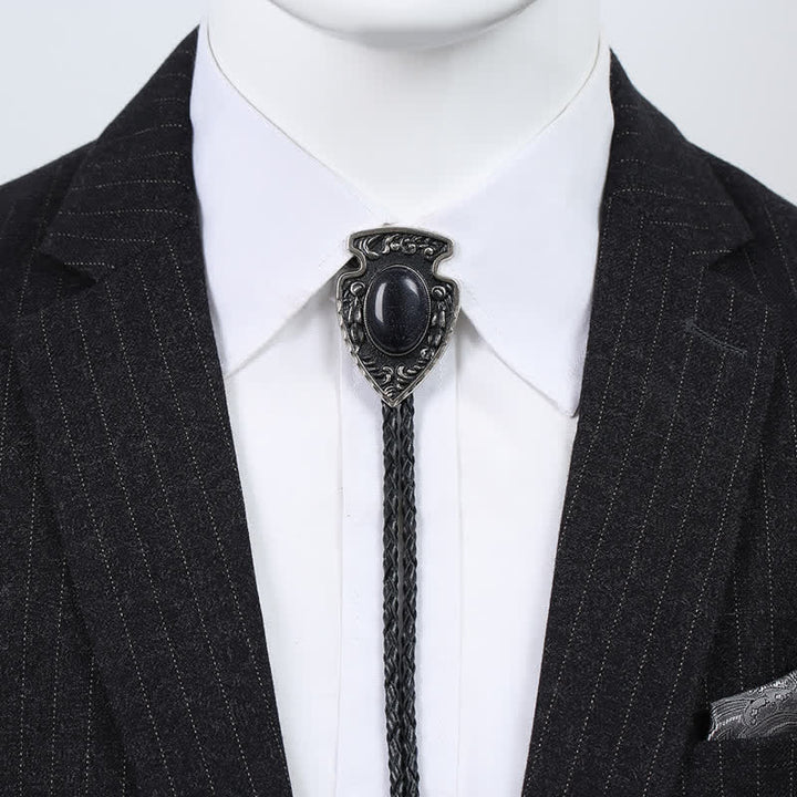 Ciondolo in pietra artificiale stile tribale con frecce Bolo Tie - image 16