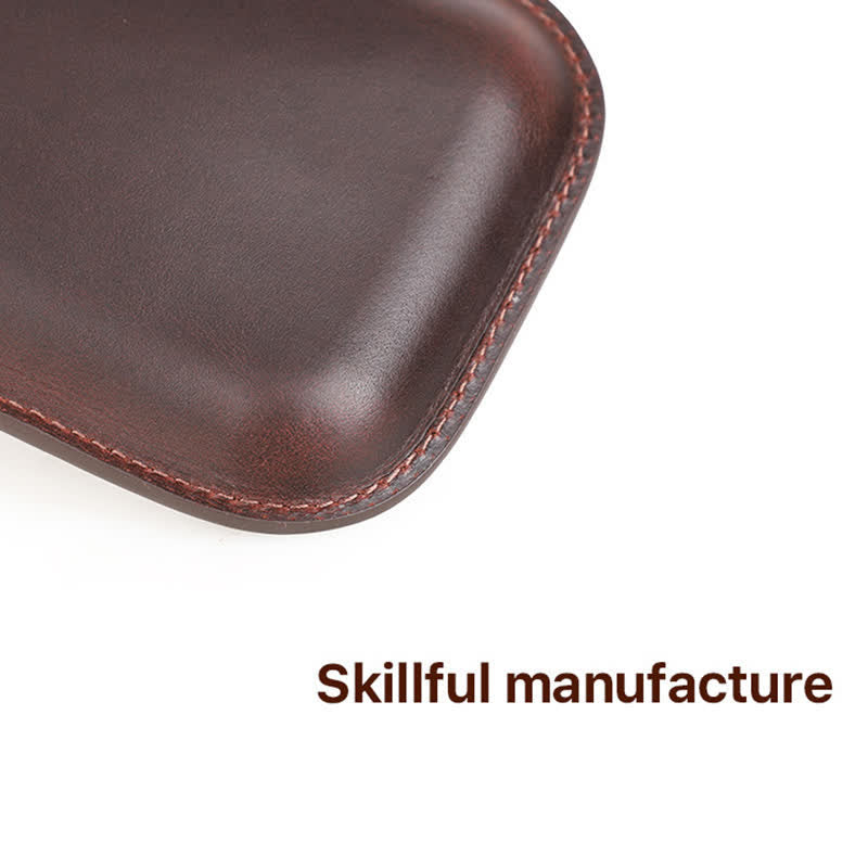 Custodia per sigari in pelle marrone portatile Humidor per sigari (per tre sigari) - image 8