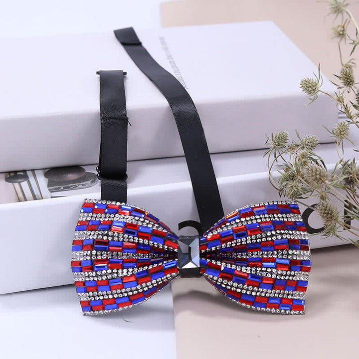 Papillon da uomo con strass di cristallo squisito - image 11