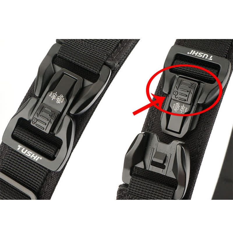 Cintura tattica da uomo con fibbia a sgancio rapido e doppia chiusura spessa - image 6