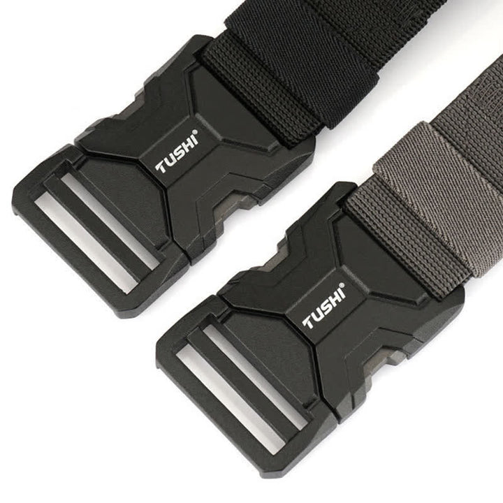 Cintura tattica elastica con fibbia a sgancio rapido semplice da uomo - image 4