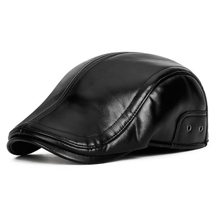 Cappello basco caldo invernale casual nero con paraorecchie - Nero - Regolabile (21 5/8"-23 5/8") - image 0