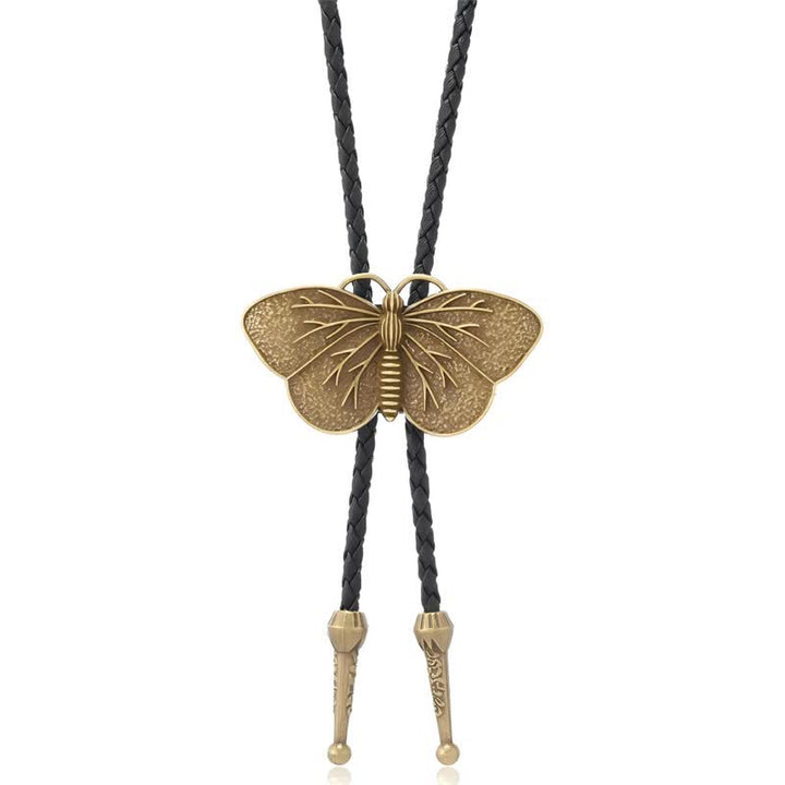 Collana in costume da ballo in maschera con farfalla occidentale - Bronzo antico - image 4