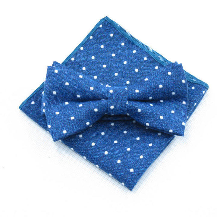 Set di 3 cravatte eleganti a pois da uomo