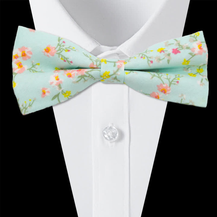 Set di 3 cravatte a farfalla in cotone con motivo Paisley da uomo - Stile n. 7 - Papillon - image 20