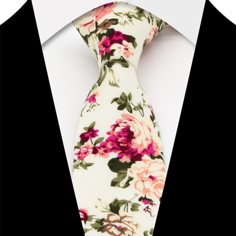 Set di 3 cravatte a farfalla in cotone con motivo Paisley da uomo - Stile n. 5 - Cravatta - image 13
