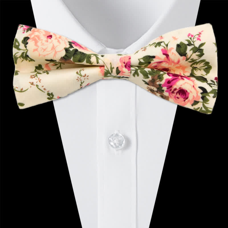 Set di 3 cravatte a farfalla in cotone con motivo Paisley da uomo - Stile n. 5 - Papillon - image 14