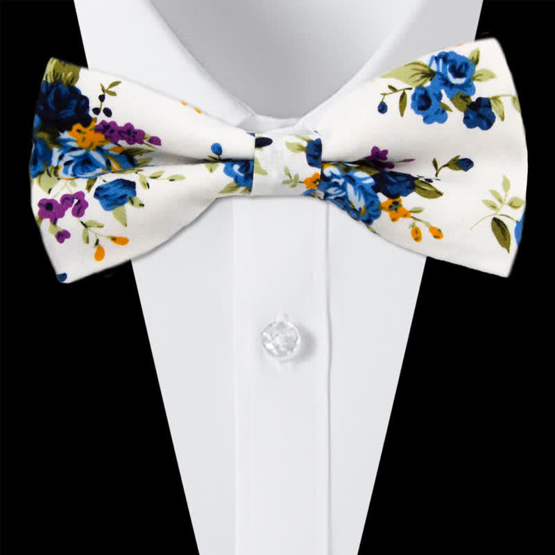Set di 3 cravatte a farfalla in cotone con motivo Paisley da uomo - Stile n. 6 - Papillon - image 17