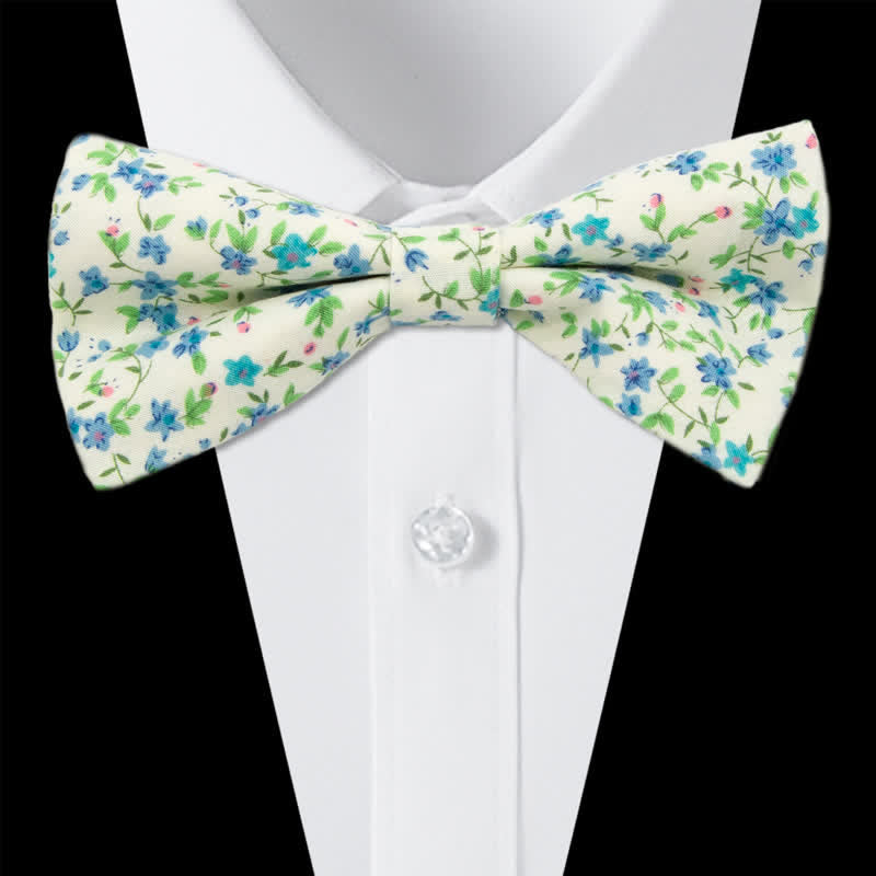 Set di 3 cravatte a farfalla in cotone con motivo Paisley da uomo - Stile n. 10 - Papillon - image 29