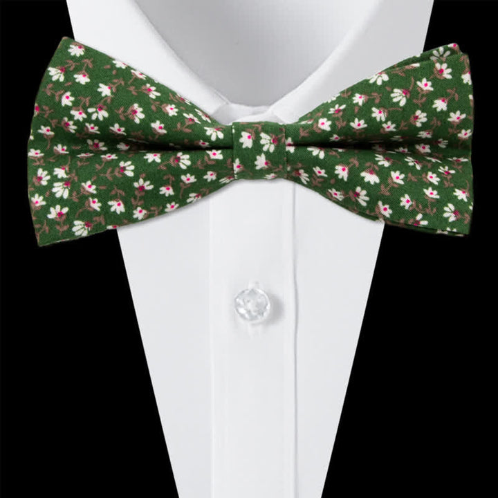Set di 3 cravatte a farfalla in cotone con motivo Paisley da uomo - Stile n. 12 - Papillon - image 35