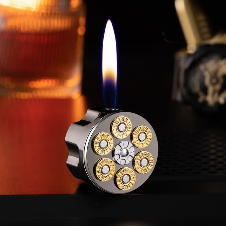 Accendino a butano ricaricabile a forma di caricatore creativo Bullet - Grigio - image 0