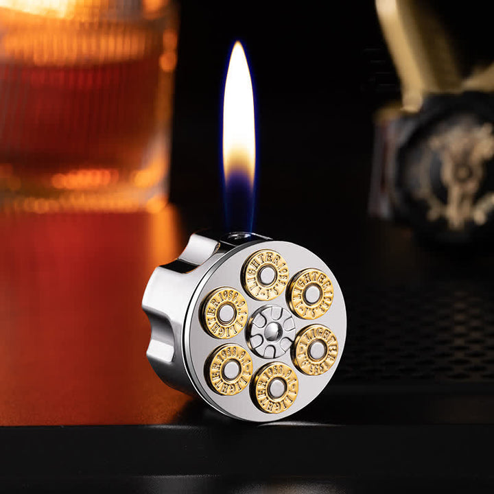 Accendino a butano ricaricabile a forma di caricatore creativo Bullet - Argento - image 8