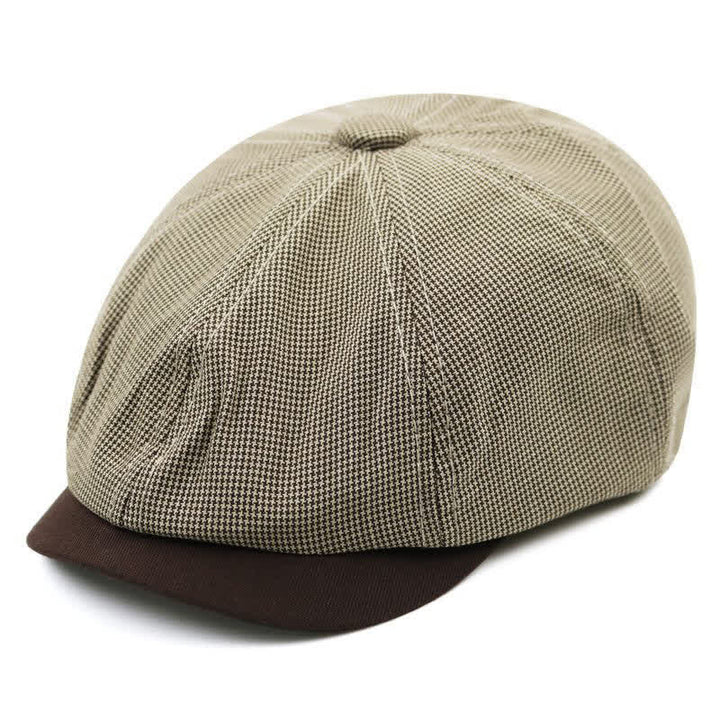 Cappello basco casual con patchwork pied de poule - Cachi - Regolabile (22"-23 1/4") - image 7