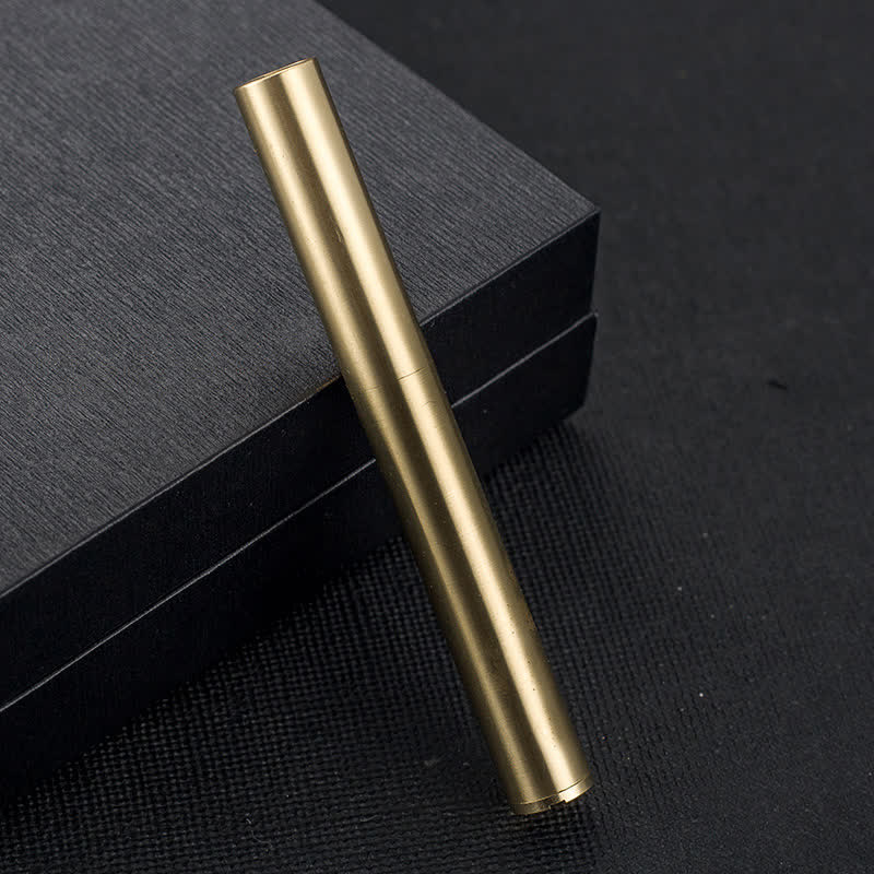 Accendino a cherosene ricaricabile pieghevole sottile cilindrico Nunchaku - Oro - image 1