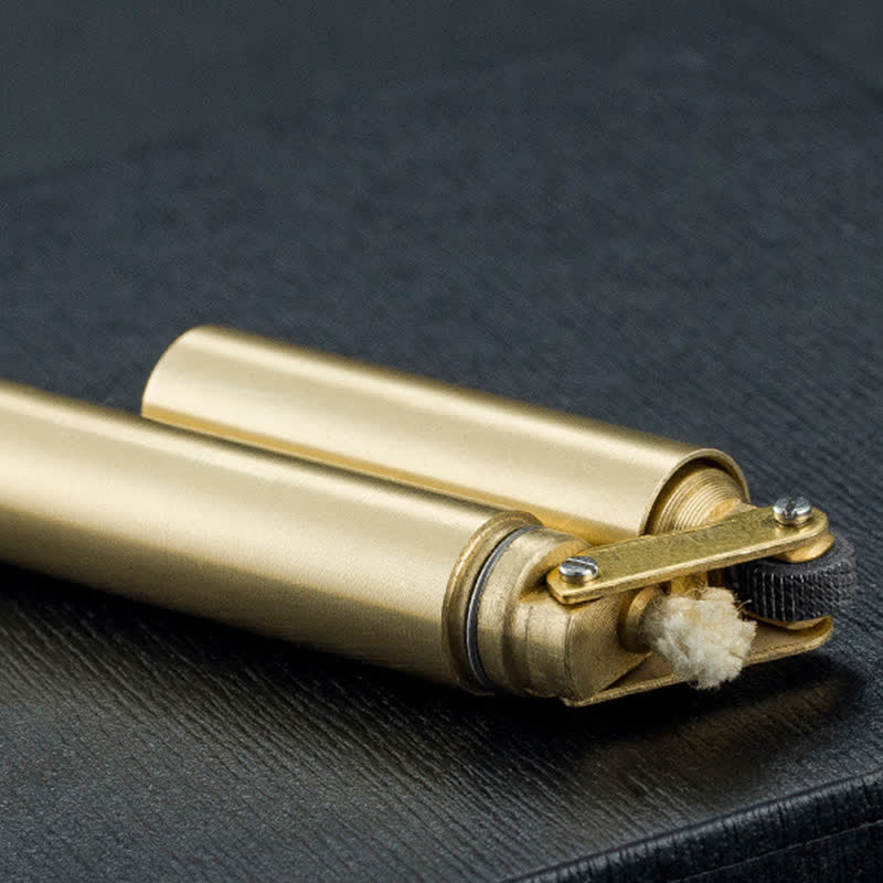 Accendino a cherosene ricaricabile pieghevole sottile cilindrico Nunchaku - image 7