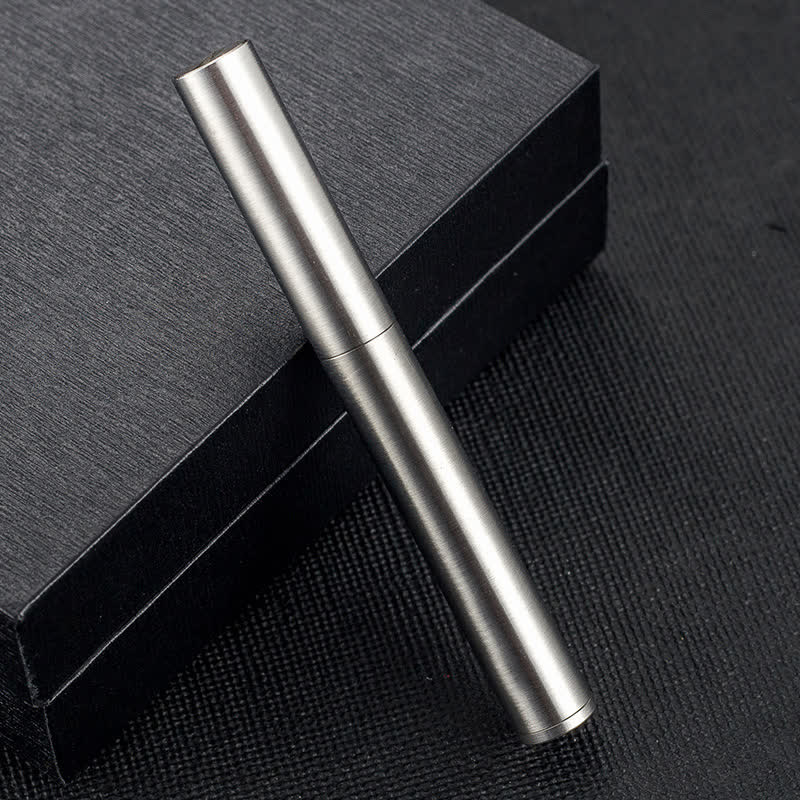 Accendino a cherosene ricaricabile pieghevole sottile cilindrico Nunchaku - Argento - image 9