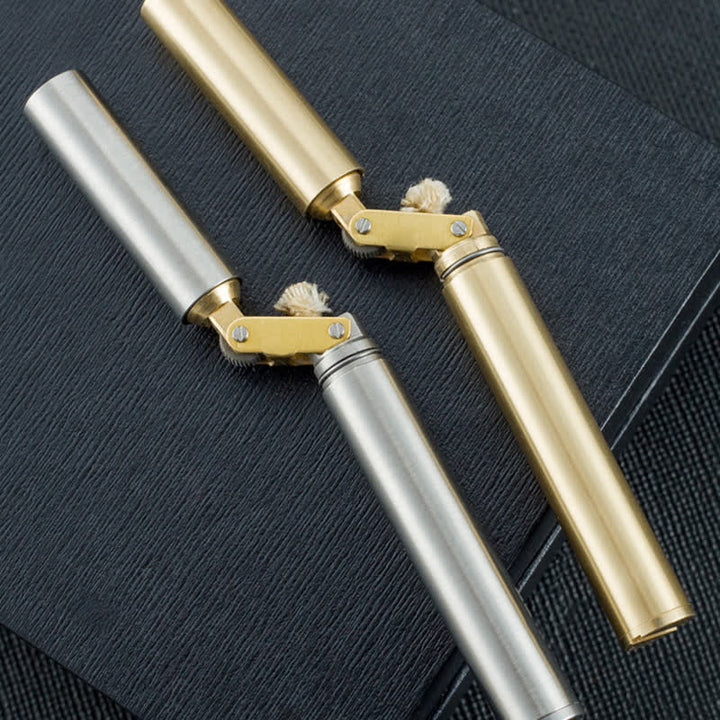 Accendino a cherosene ricaricabile pieghevole sottile cilindrico Nunchaku - image 4