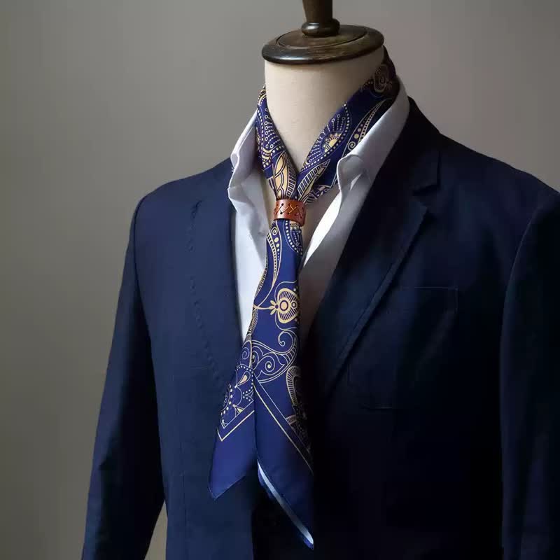 Grande ed elegante sciarpa quadrata stampata Paisley classica in stile britannico - Stile n. 3 - image 10