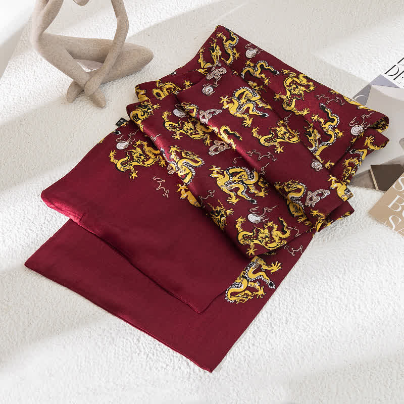 Sciarpa lunga e sottile in pura seta con motivo Paisley Checker vintage da uomo - Stile n. 12 - image 15