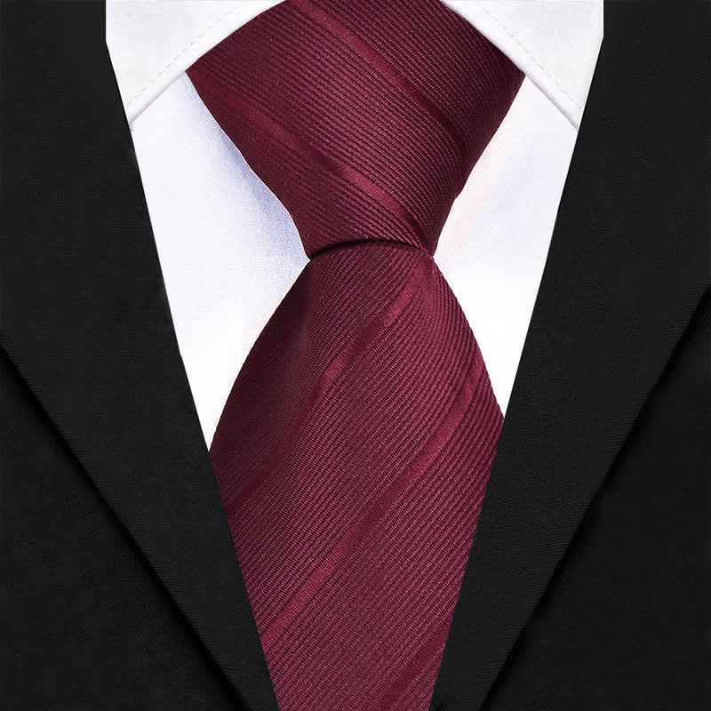 5 pezzi cravatta uomo in twill con spilla a forma di rosa papillon scatola regalo - image 1