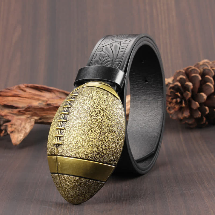 Cintura in pelle con fibbia da football americano novità - image 7