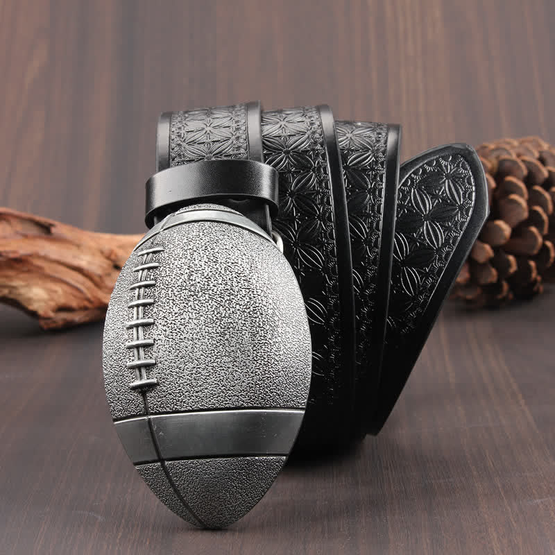 Cintura in pelle con fibbia da football americano novità - image 5