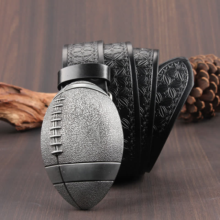 Cintura in pelle con fibbia da football americano novità - image 5