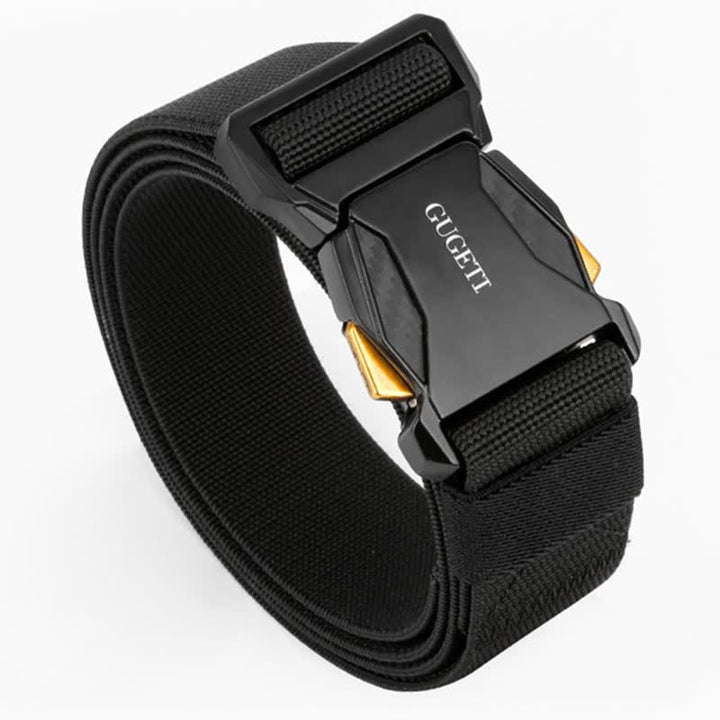 Cintura tattica da uomo Simple Sport nera in nylon a sgancio rapido - image 2