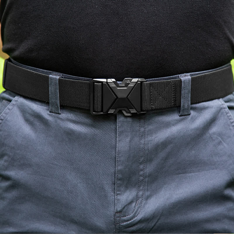 Cintura tattica da uomo in nylon spesso con fibbia a sgancio rapido - image 1