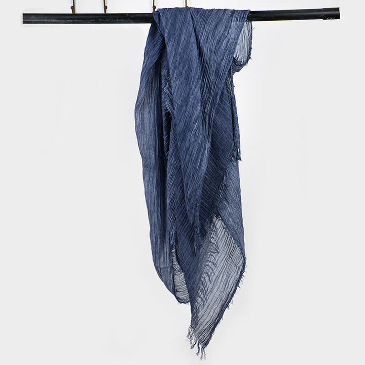 Sciarpa sottile in lino e cotone leggero con design antirughe - Marina Militare - image 7