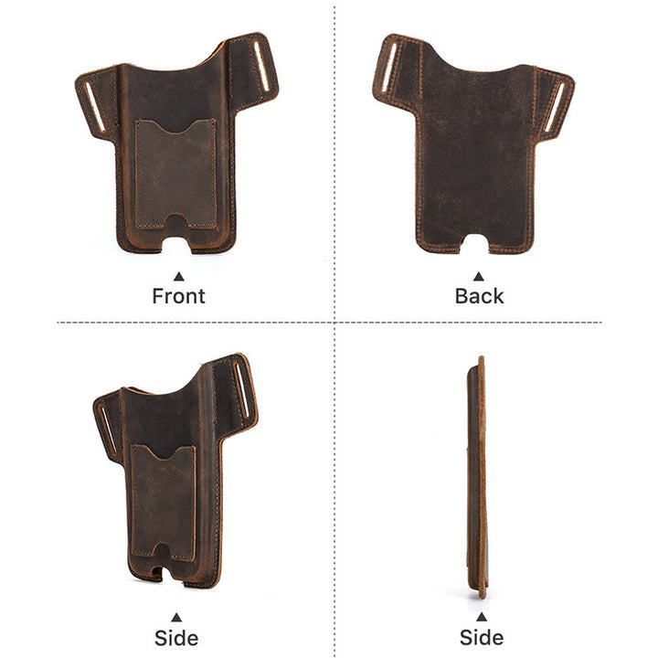 Fondina versatile per cellulare in pelle da appendere alla cintura. - image 17