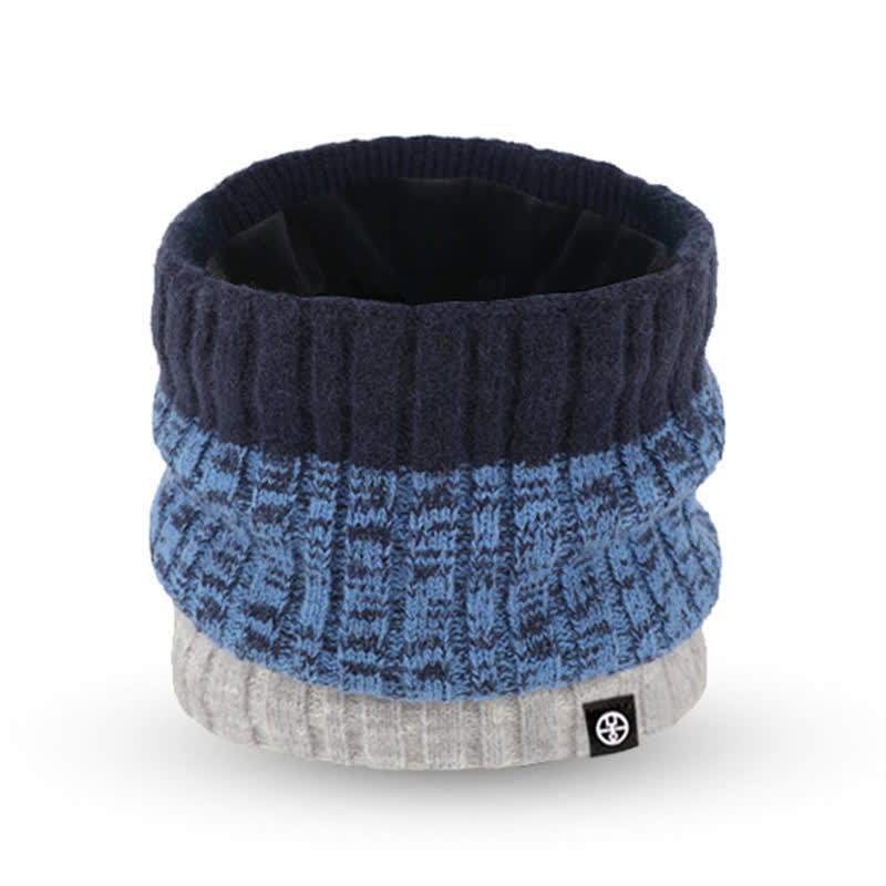 Set di 3 guanti scaldacollo e cappello abbinati con colori sfumati unisex - image 4