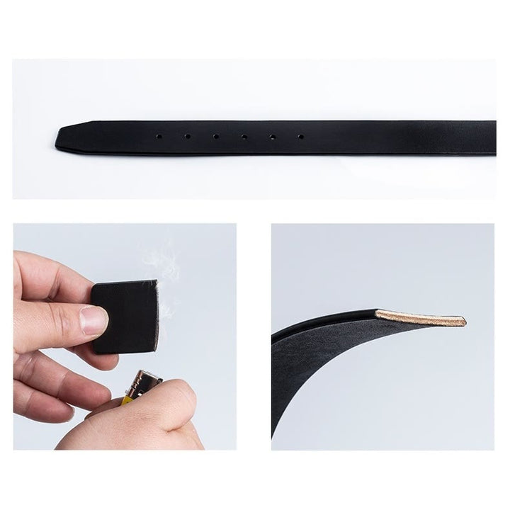 Cintura in pelle da uomo con spada da cavaliere western Snake - image 8