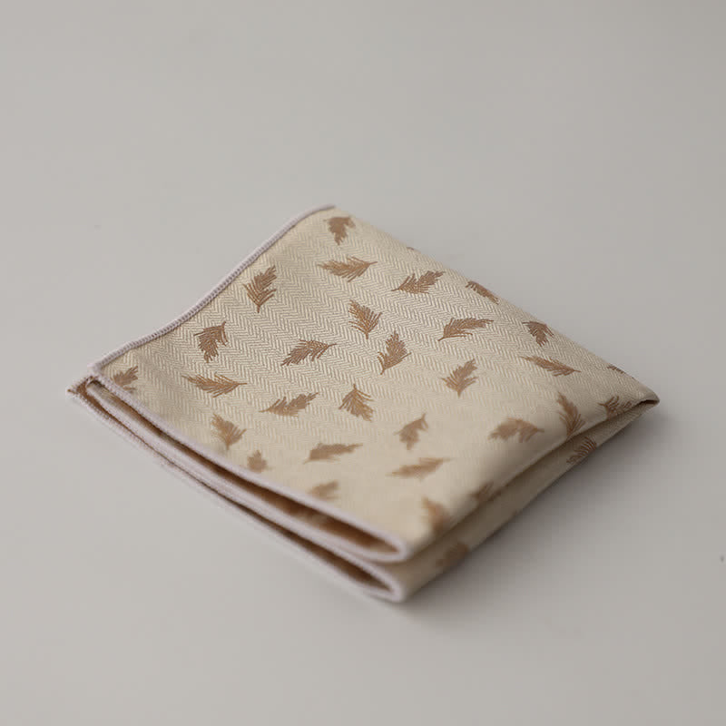 Fazzoletto da taschino con motivo floreale a foglie da uomo - Stile n. 16 - image 19
