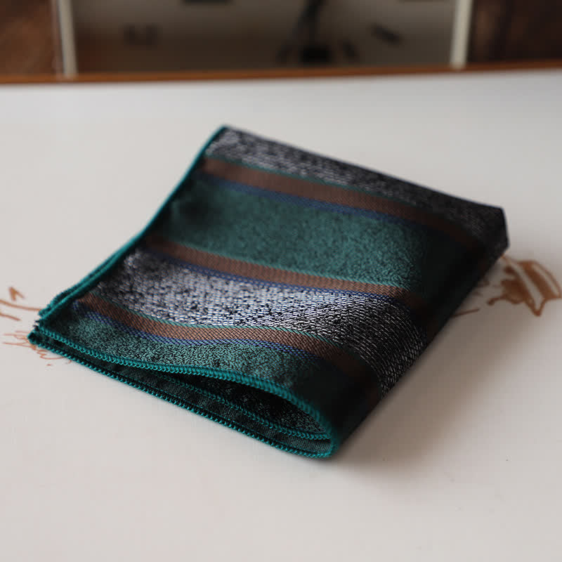 Fazzoletto da taschino elegante da uomo con motivo floreale retrò - Stile n. 7 - image 10
