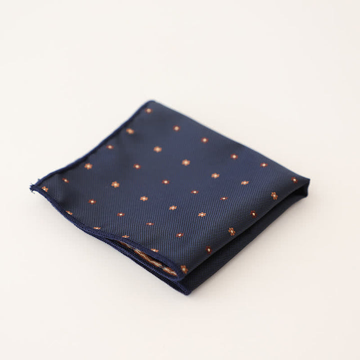 Fazzoletto da taschino a righe a pois da uomo - Stile #25 - image 28