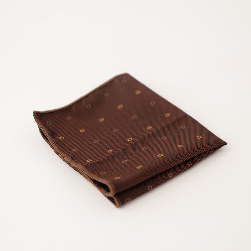 Fazzoletto da taschino a righe a pois da uomo - Stile #30 - image 33