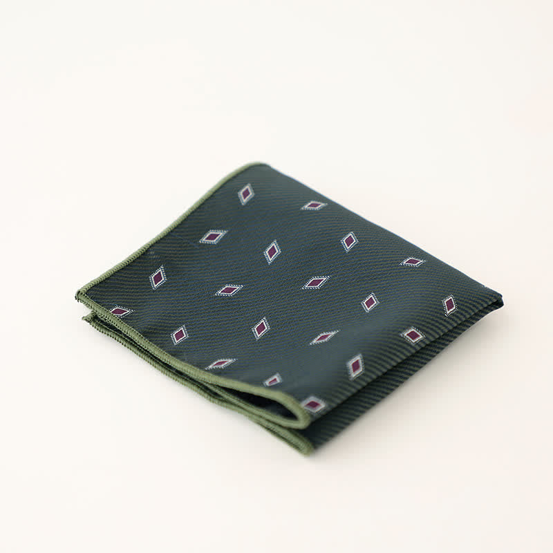 Fazzoletto da taschino a righe a pois da uomo - Stile n. 1 - image 1