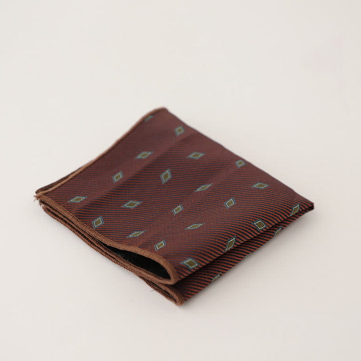 Fazzoletto da taschino a righe a pois da uomo - Stile n. 18 - image 21